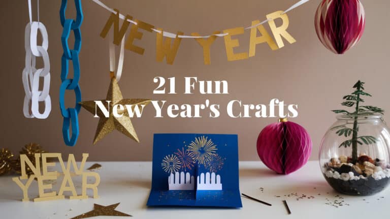 21 Fun New Years Crafts 2 - As the excitement of New Year's Eve builds, keeping kids engaged and entertained can be a delightful challenge. While the countdown to midnight may be the highlight for adults, children need something to captivate their attention during the long hours leading up to the big moment.