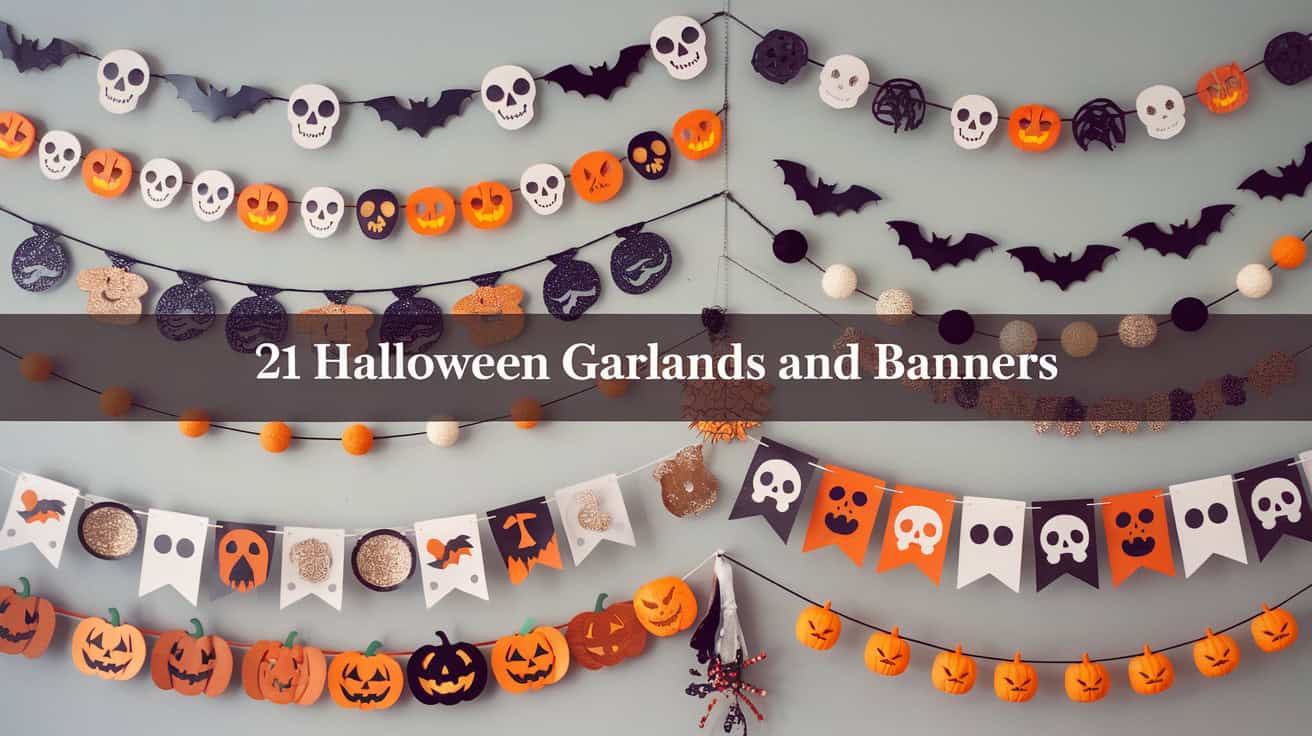 21 Spooky Halloween Garlands and Banners - Transforming your home into a spooky wonderland for Halloween is an exciting way to embrace the festive spirit, and one of the most impactful ways to do so is by adorning your space with DIY Halloween garlands and banners.