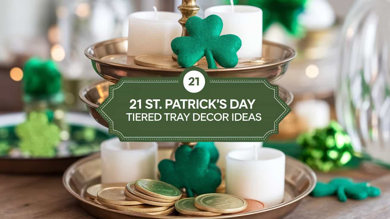 21 St. Patricks Day Tiered Tray Decor Ideas - When St. Patrick’s Day approaches, it's the perfect time to infuse your home with the charm of the Irish spirit. One of the most delightful ways to do this is by creating a tiered tray display that captures the essence of this festive holiday.