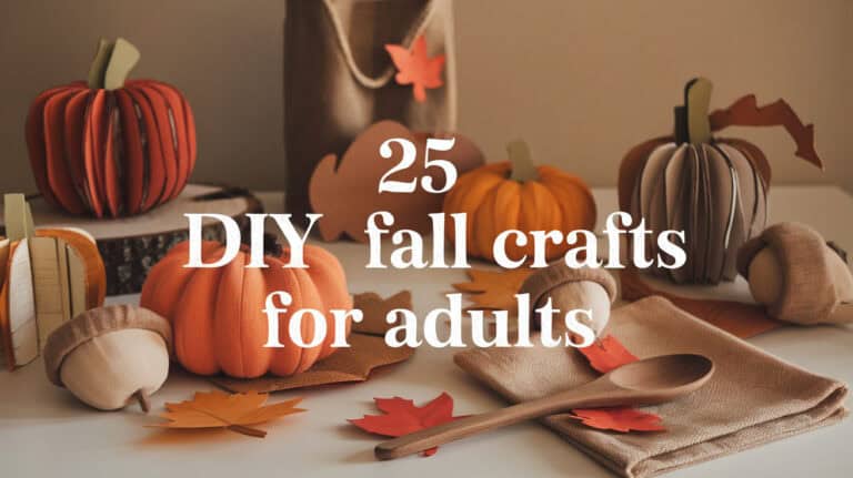 25 Best DIY Fall Crafts for Adults - As the crisp breeze of autumn arrives, it brings with it a season rich in color and creativity. This is the perfect time to embrace the beauty of fall through DIY crafts that capture the essence of the season.