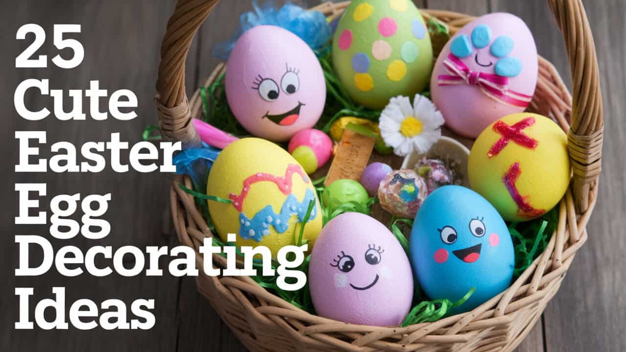 25 Cute Easter Egg Decorating Ideas