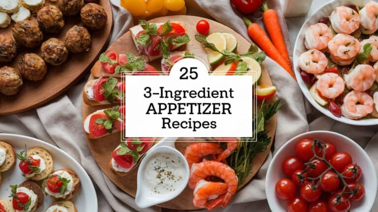 25 Easy 3 Ingredient Appetizer Recipes - When it comes to entertaining guests or enjoying a cozy night at home, the perfect appetizer can make all the difference. But who says you need a long list of ingredients to create something truly delicious? With just three simple ingredients, you can craft appetizers that are not only quick and easy but also impressively flavorful.