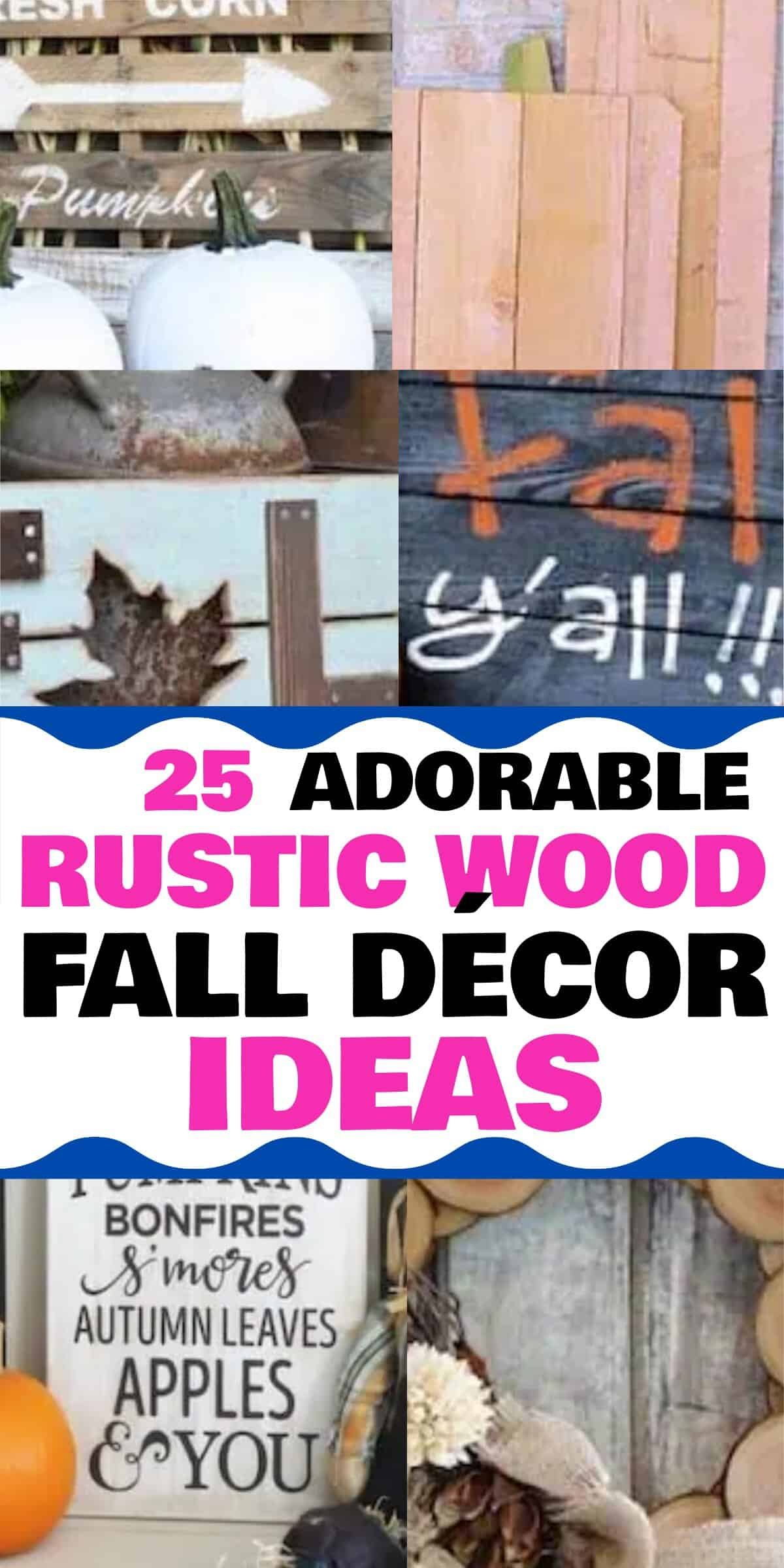 25 Rustic Wood DIY Fall D cor Ideas - As the crisp air and golden hues of autumn sweep in, it's the perfect time to refresh your home with warm and inviting decor that captures the essence of the season. Wood DIY fall decor ideas are an ideal way to bring nature's beauty indoors, offering a rustic charm that complements the cozy ambiance of fall.