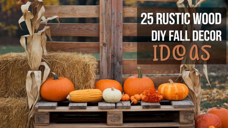 25 Rustic Wood DIY Fall Decor Ideas - As the crisp air and golden hues of autumn sweep in, it's the perfect time to refresh your home with warm and inviting decor that captures the essence of the season. Wood DIY fall decor ideas are an ideal way to bring nature's beauty indoors, offering a rustic charm that complements the cozy ambiance of fall.