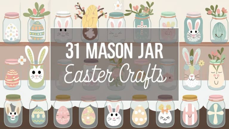 31 Adorable Mason Jar Easter Crafts 1 - Easter is a time of renewal, and nothing captures that spirit quite like handcrafted decorations that bring a touch of charm and creativity to your home. Among the most versatile materials for DIY projects, mason jars stand out for their endless possibilities.