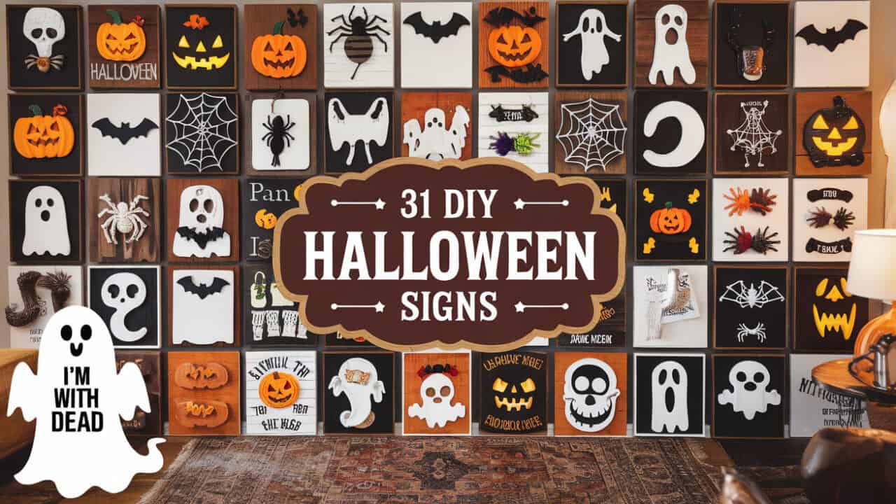 31 Creative DIY Halloween Signs