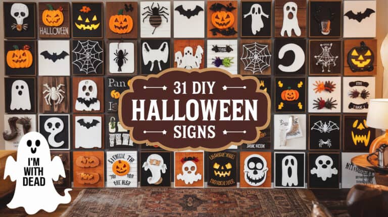 31 Creative DIY Halloween Signs - As Halloween approaches, many people are looking to add a touch of spooky charm to their homes. One of the most creative and budget-friendly ways to do this is by making your own DIY Halloween signs.