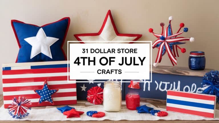 31 Dollar Store 4th of July Crafts - The 4th of July is a time to celebrate the birth of a nation with family, friends, and a dazzling display of patriotism. While the fireworks light up the sky, adding a personal touch to your home with some DIY crafts can make the celebration even more memorable.