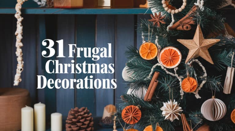 31 Frugal Christmas Decorations - Creating a festive atmosphere during the holiday season doesn't have to break the bank. With a bit of creativity and resourcefulness, you can transform your home into a winter wonderland without spending a fortune. Embracing frugal Christmas decorations allows you to enjoy the magic of the holidays while staying within your budget, making the season both joyful and financially smart.