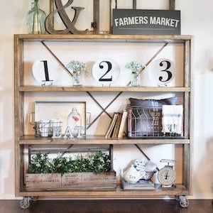 Bookshelf - DIY Farmhouse Furniture Ideas bring a rustic charm to any home, making it both inviting and stylish. Whether you’re looking to revamp your living space or add a touch of vintage elegance, farmhouse furniture projects offer a unique blend of functionality and beauty.