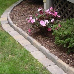 Brick Edging for Flower Beds