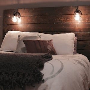 Rustic Wooden Headboard