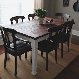 DIY Farmhouse Dining Table Portrait - DIY Farmhouse Furniture Ideas bring a rustic charm to any home, making it both inviting and stylish. Whether you’re looking to revamp your living space or add a touch of vintage elegance, farmhouse furniture projects offer a unique blend of functionality and beauty.