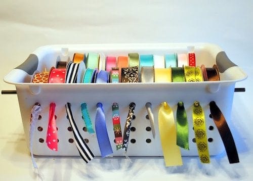 DIY ribbon organization dollarstore - Crafting is a joyful expression of creativity, but it comes with the challenge of organizing an ever-growing collection of supplies. For those who love to craft, keeping everything tidy and accessible is essential.