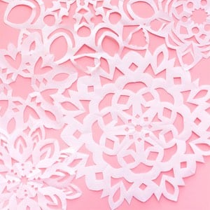 Giant Paper Snowflakes Christmas Party Decor