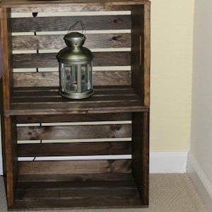 $15 Rustic Nightstand 