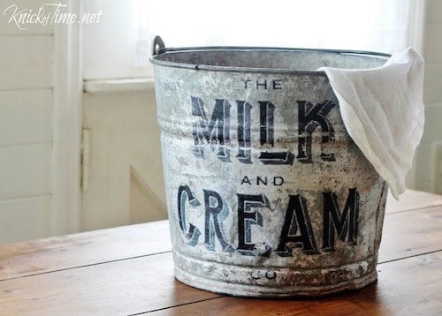 Milk and Cream Company farmhouse bucket - DIY Thrift Store Makeovers offer an incredible way to breathe new life into old and discarded items, turning them into stunning pieces that reflect your personal style. Whether you're an experienced DIY enthusiast or just starting out, these transformations show that creativity and a bit of effort can turn any thrift store find into a beautiful and functional addition to your home.