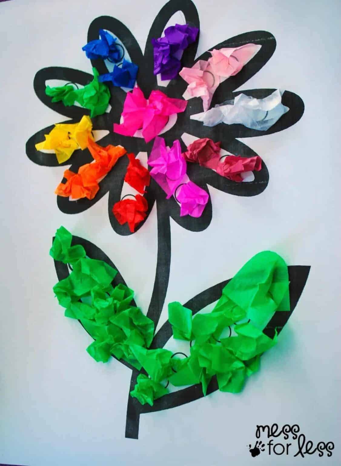 image 11 68 - Crafting with flowers brings a touch of nature into your home and ignites creativity in children. Flower crafts for kids offer an excellent way to combine artistic expression with the beauty of nature, making them an engaging and educational activity.