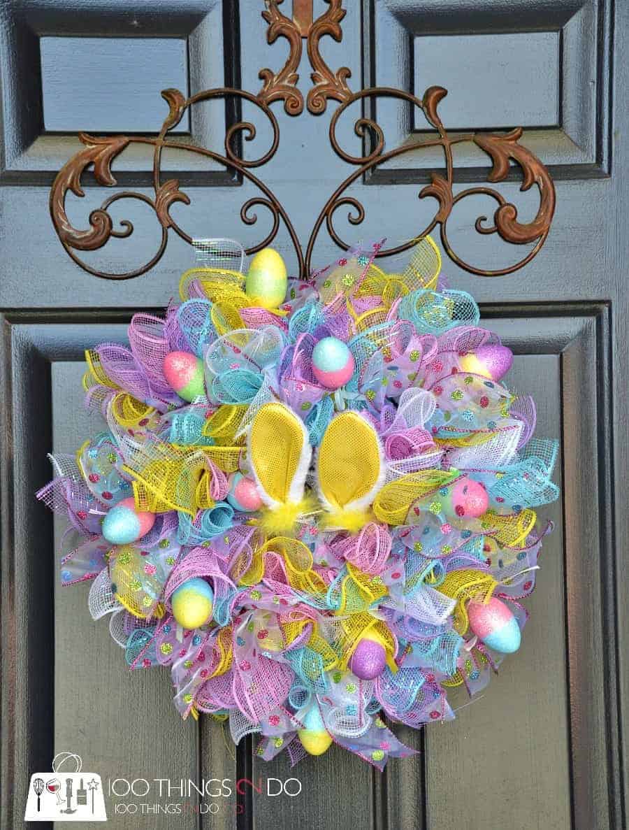 image 15 106 - Easter is a time of renewal, joy, and vibrant colors, making it the perfect season to refresh your home décor with a touch of whimsy and creativity. What better way to celebrate the arrival of spring than by crafting your own Easter wreaths? Whether you're looking to add a charming accent to your front door or brighten up an interior space, DIY wreaths offer a personalized touch that embodies the spirit of the holiday.
