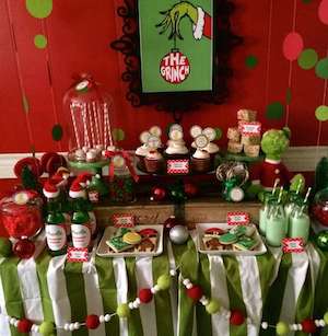 Merry Christmas Grinch Party Idea