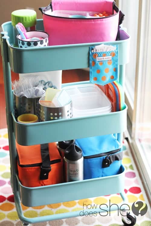 lunch cart 6 - Transforming your space into a clutter-free haven doesn’t have to be a costly or overwhelming task. With a bit of creativity and some clever IKEA hacks, you can turn ordinary items into brilliant organization solutions.