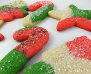 Marble Christmas Sugar Cookies