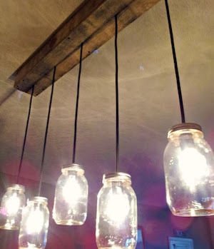 Hanging Mason Jar Lights