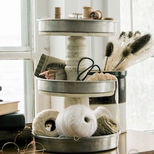 vintage textiles tiered tray - Dollar Store Rustic Home Decor Ideas offer a treasure trove of affordable ways to bring warmth and charm into your living space. By using simple items from your local dollar store, you can create beautiful, rustic accents that make your home feel cozy and inviting.