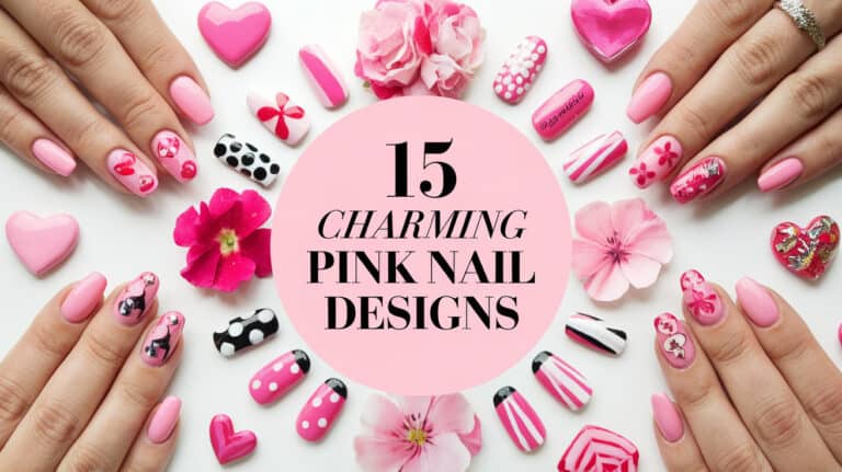 15 Charming Pink Nail Designs - Charming Pink Nails are the perfect way to add a touch of elegance and femininity to your look. Whether you're getting ready for a special occasion or just want to brighten up your day, these pink nail designs are sure to impress. From soft blush tones to vibrant fuchsia shades, there's a pink manicure for every mood and style.