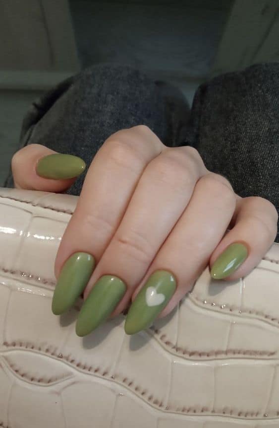 45+ Sage Green Nails To Try This Month | Sage Green Nails Designs For Inspo - Earthy Sage Green Nail Designs