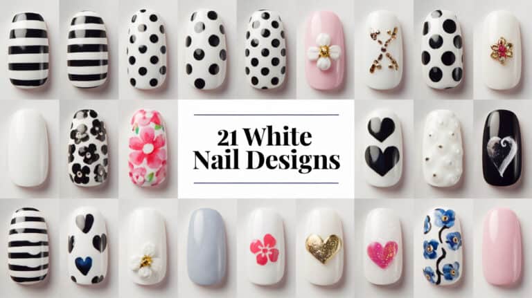 21 Captivating White Nail Designs - White nail designs are a timeless trend that never goes out of style. From minimalist accents to intricate patterns, these designs offer endless possibilities for those looking to make a statement with their nails. Whether you're seeking a classic look or something more modern and bold, white nails can be both versatile and elegant.