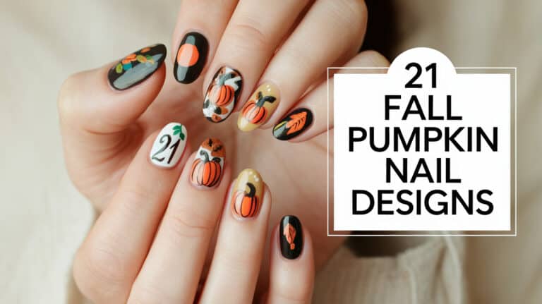 21 Cute Fall Pumpkin Nail Designs - Fall Pumpkin Nail Designs are the perfect way to embrace the beauty of the season on your fingertips. Whether you’re a fan of vibrant oranges or subtle, earthy tones, there’s a pumpkin-inspired design that will complement your style this autumn.