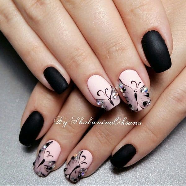 Pin page - Fall Black Nail Color