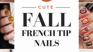 21 Cute Fall French Tip Nails