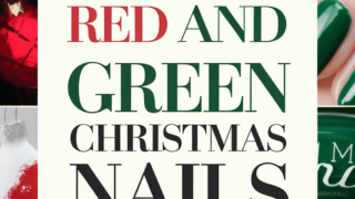 21 Red and Green Christmas Nails