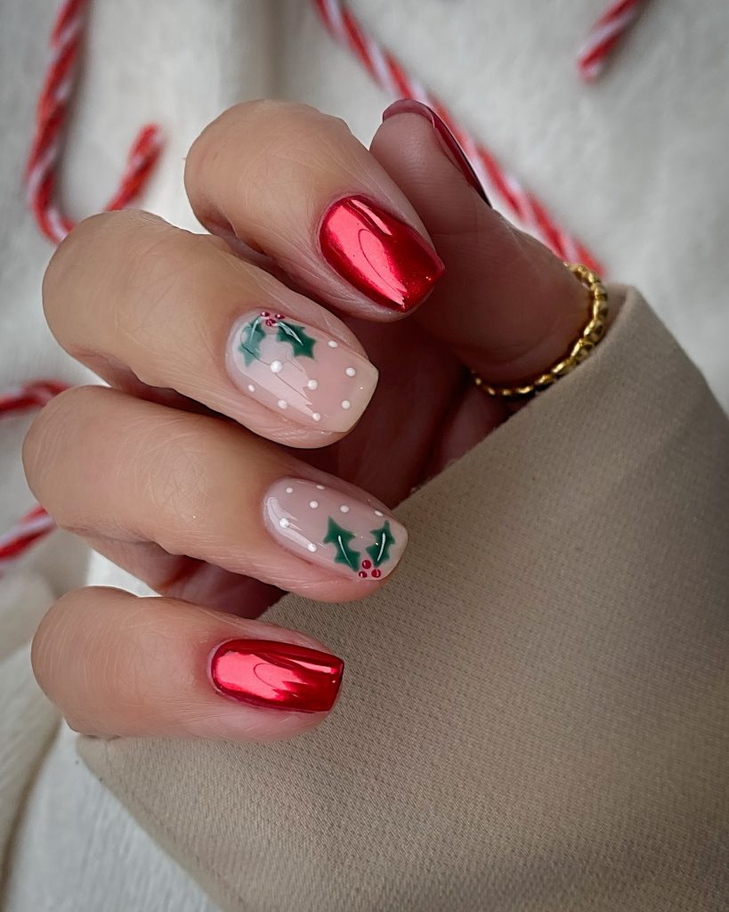 00007 December Nails - As the holiday season approaches, December nail ideas take center stage with festive designs, winter-inspired colors, and cozy, elegant aesthetics. Whether you love classic red nails, shimmering gold accents, or icy blue tones, December nail ideas bring endless inspiration for every occasion. Picture yourself sipping hot cocoa with stunning December nails that match the magic of the season. From chic minimalist styles to bold, glittery statements, there’s a perfect December nail idea for everyone.