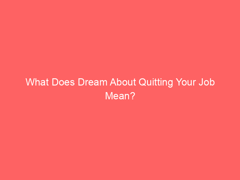 What Does It Mean to Dream About Quarters?