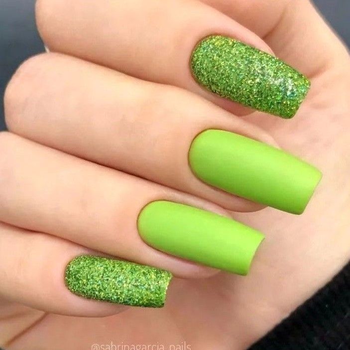 00012 Matte Green Nails - I’ve always loved experimenting with nail colors, but nothing feels quite like chic matte green nail ideas during the cooler months. The first time I tried matte green nails, I was going for something simple but what happened was—everyone noticed it, even strangers.