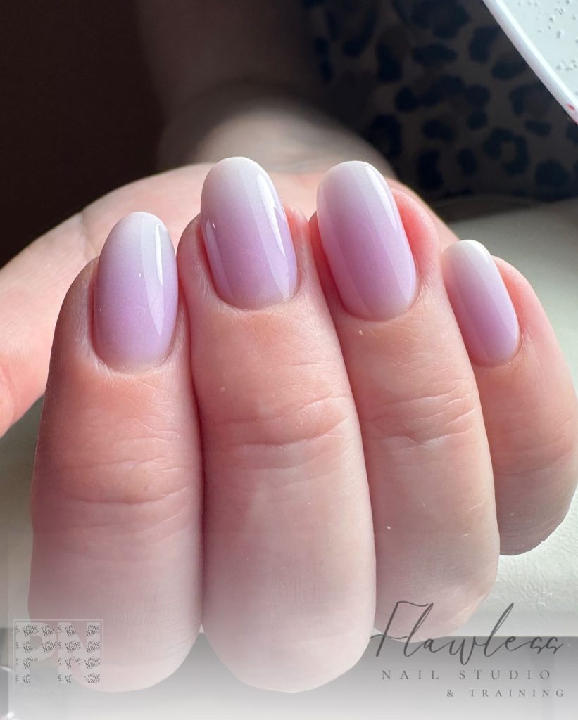 00012 Purple Ombre Nails - Last summer, my sister try a few elegant purple ombre nail ideas, and ever since then, I’ve been obsessed. The way those purple ombre nail designs shimmered in the sunlight were just too beautiful. Every shade blended so well, you would think a professional artist had did it.