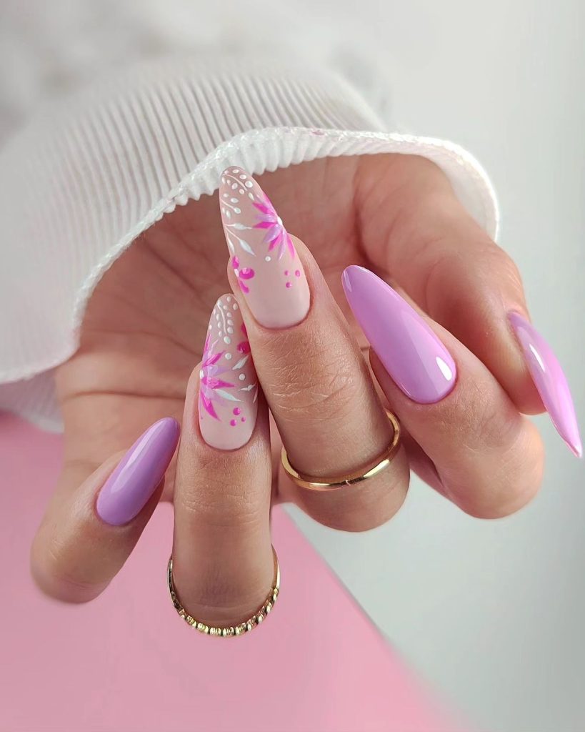 00015 Spring Nail Trends - Every time spring rolls around, I find myself searching for classy spring nail trends that feels both fresh and elegant. Classy spring nail trends bring a softness that match the season’s vibe—floral patterns, pastel shades, and polished neutrals are always on my list.